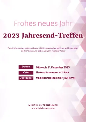 Veranstaltungen zum Jahresende