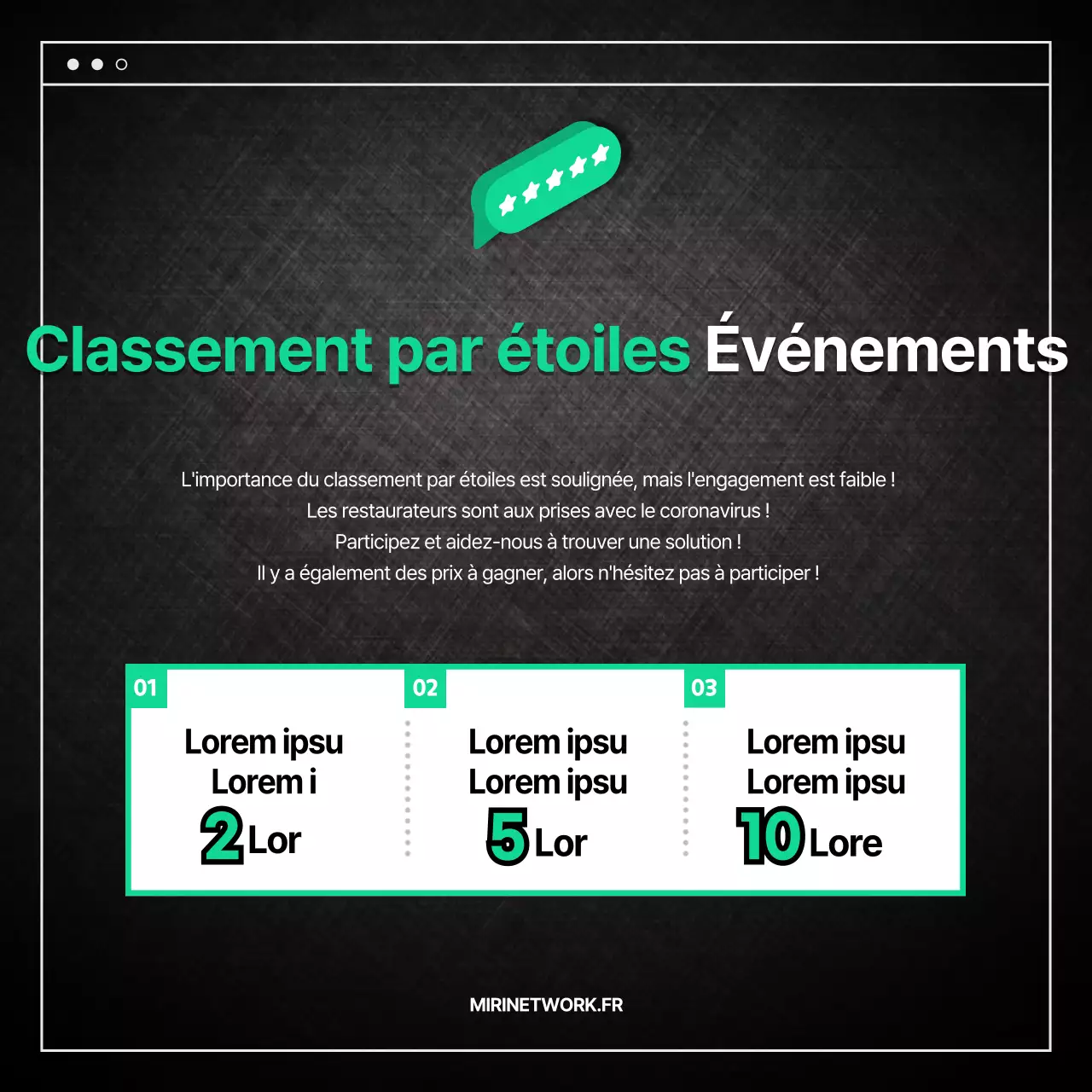 Carte étoilée turquoise et noirenews