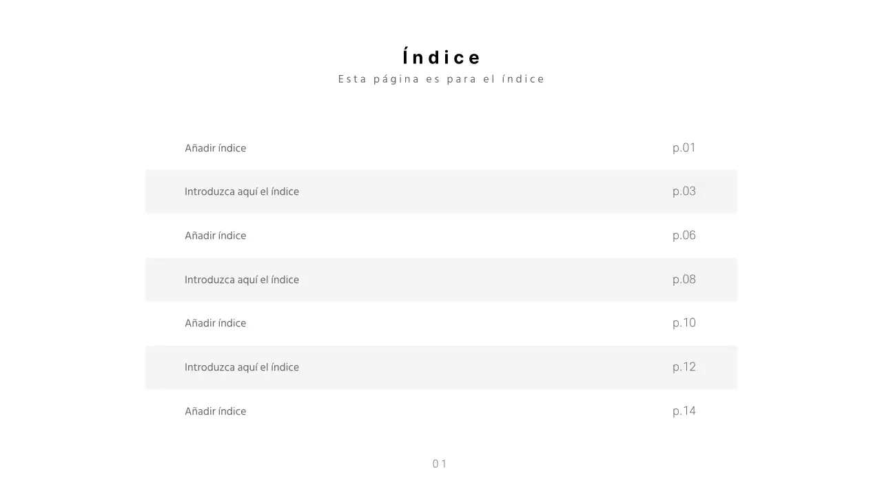 Presentaciones limpias