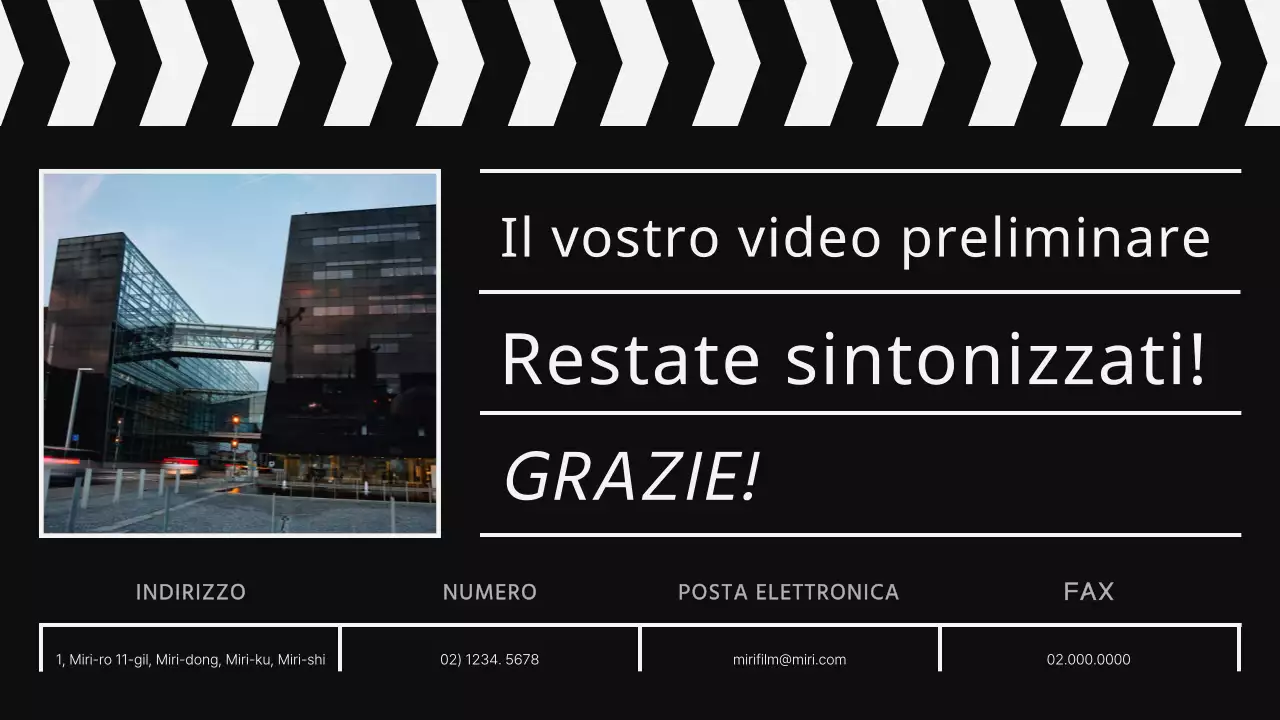 Concetto di film in bianco e nero per promuovere l'Accademia del Cinema