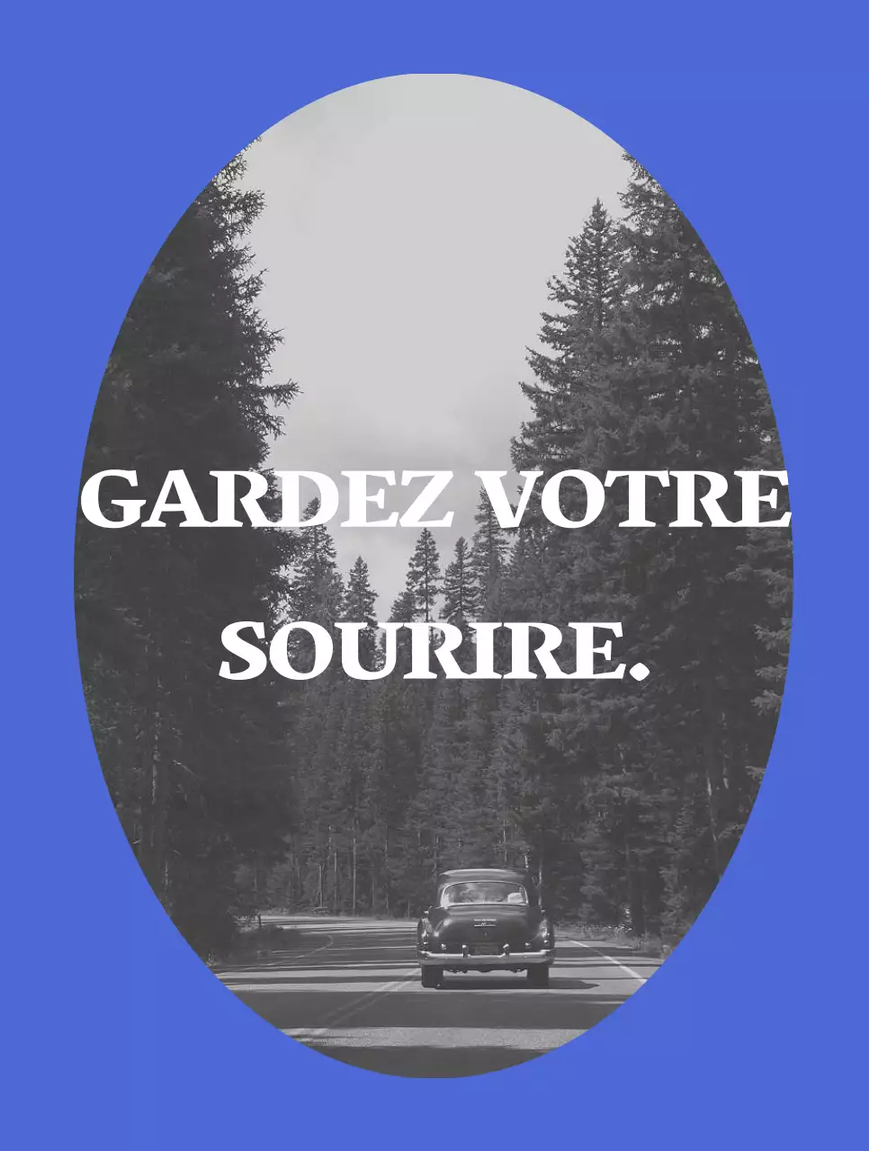 Marchandises sentimentales avec des photos en bleu et en noir et blanc