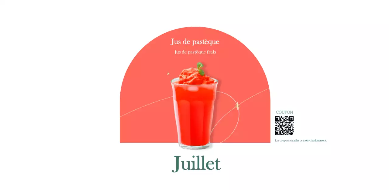 Calendrier des cafés avec recommandation de la boisson du mois