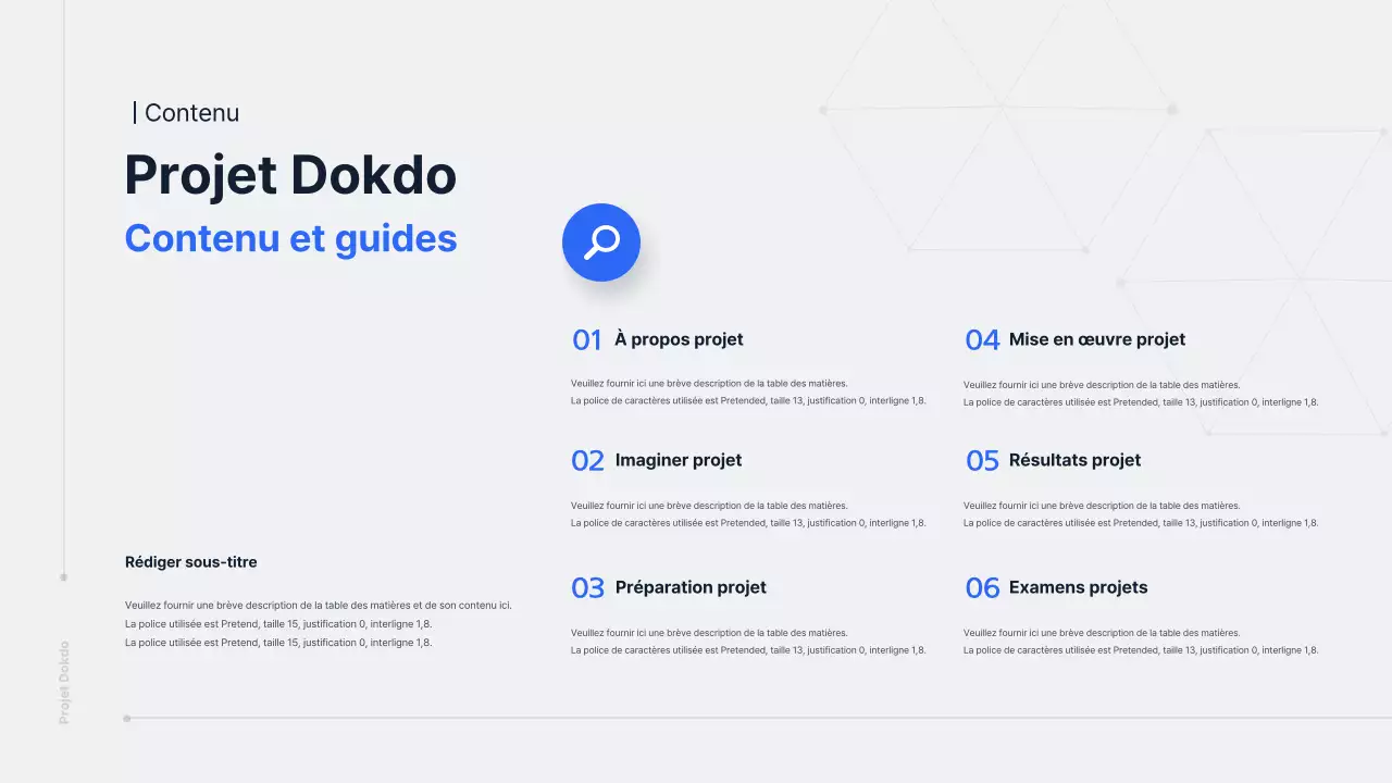 Présentation du projet de défense bleue et grise de Dokdo