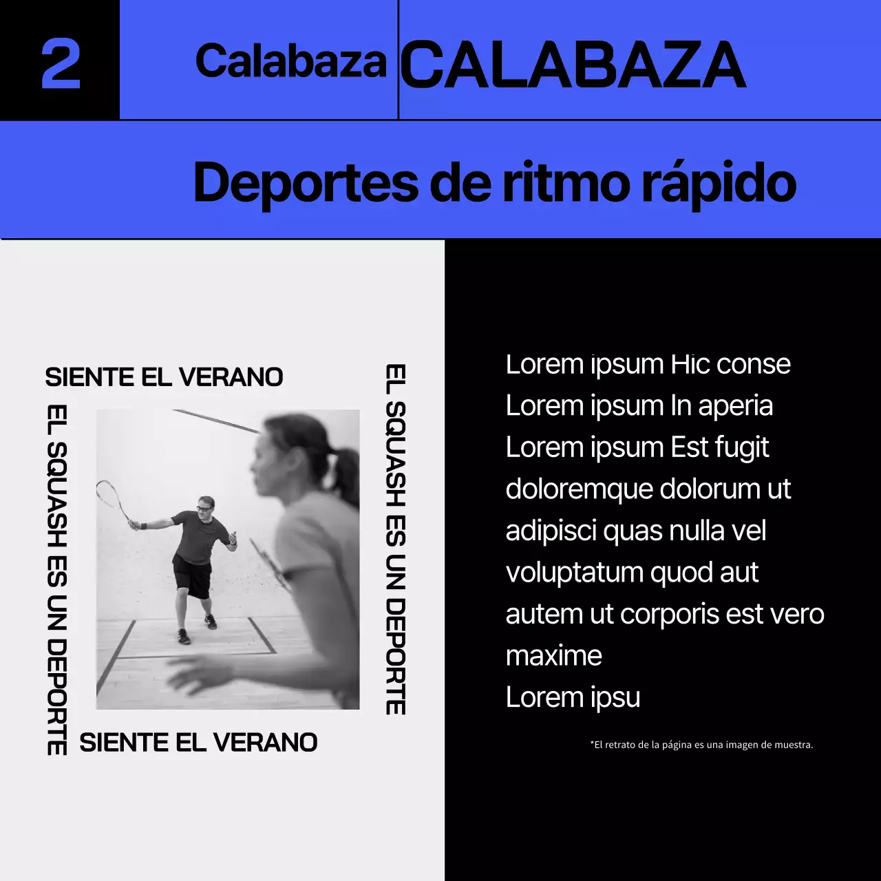 Información sobre deportes de invierno de interior en azul y chartreuse