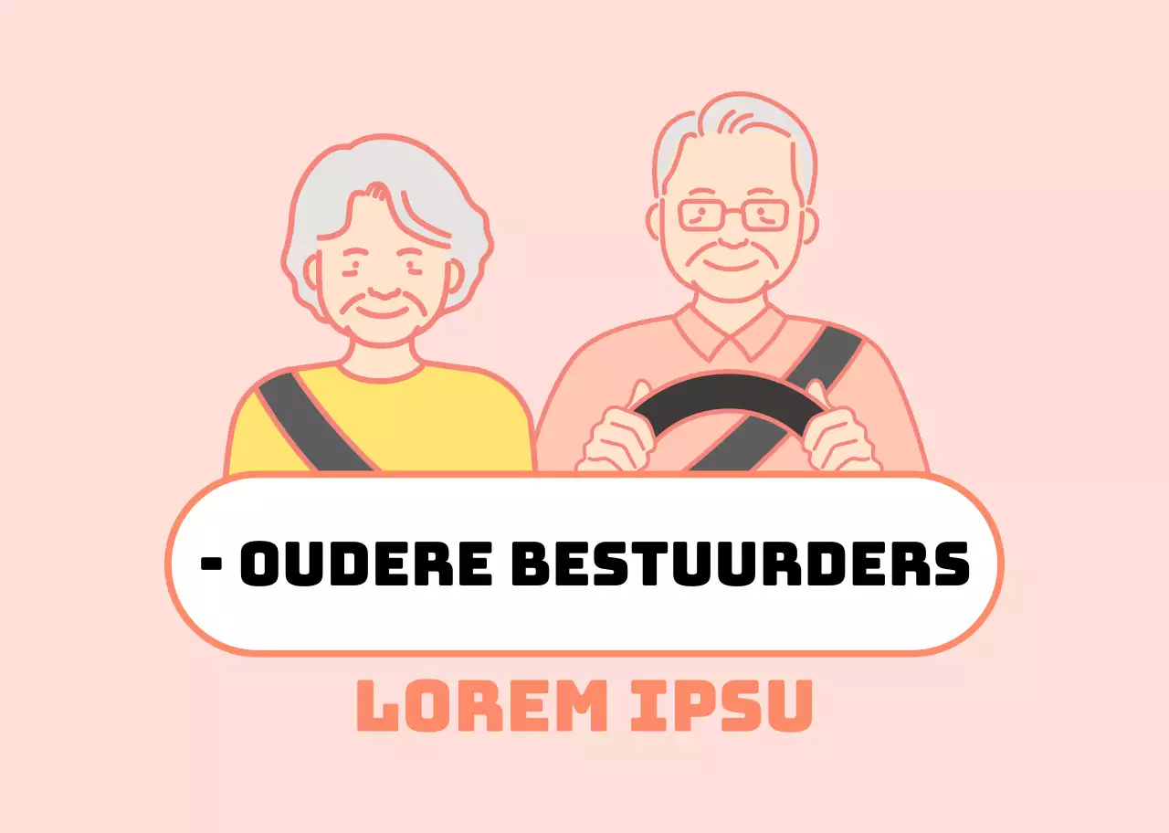 Bejaarde rijdende automagneet