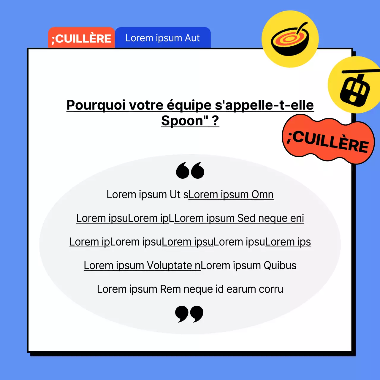 Illustration bleue et orange des partisans de la Gen MZ