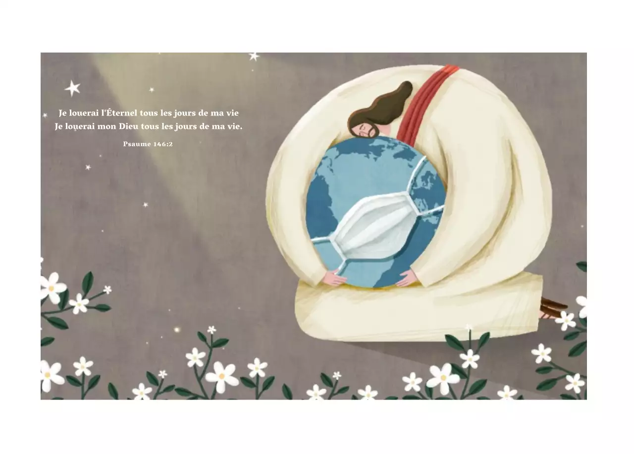 Illustration pastel de l'église