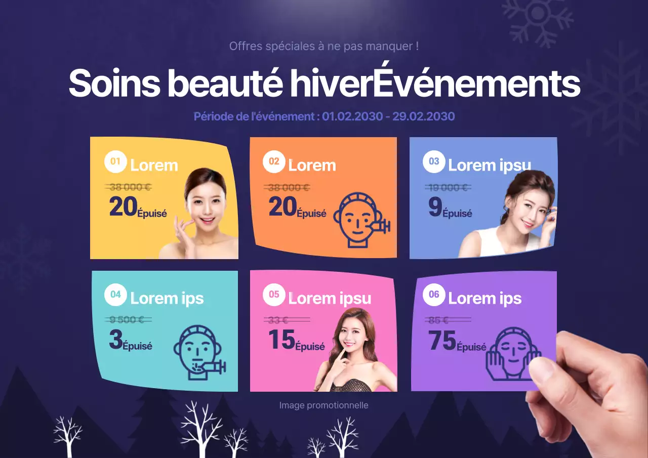 Maquillage d'hiverÉvénements