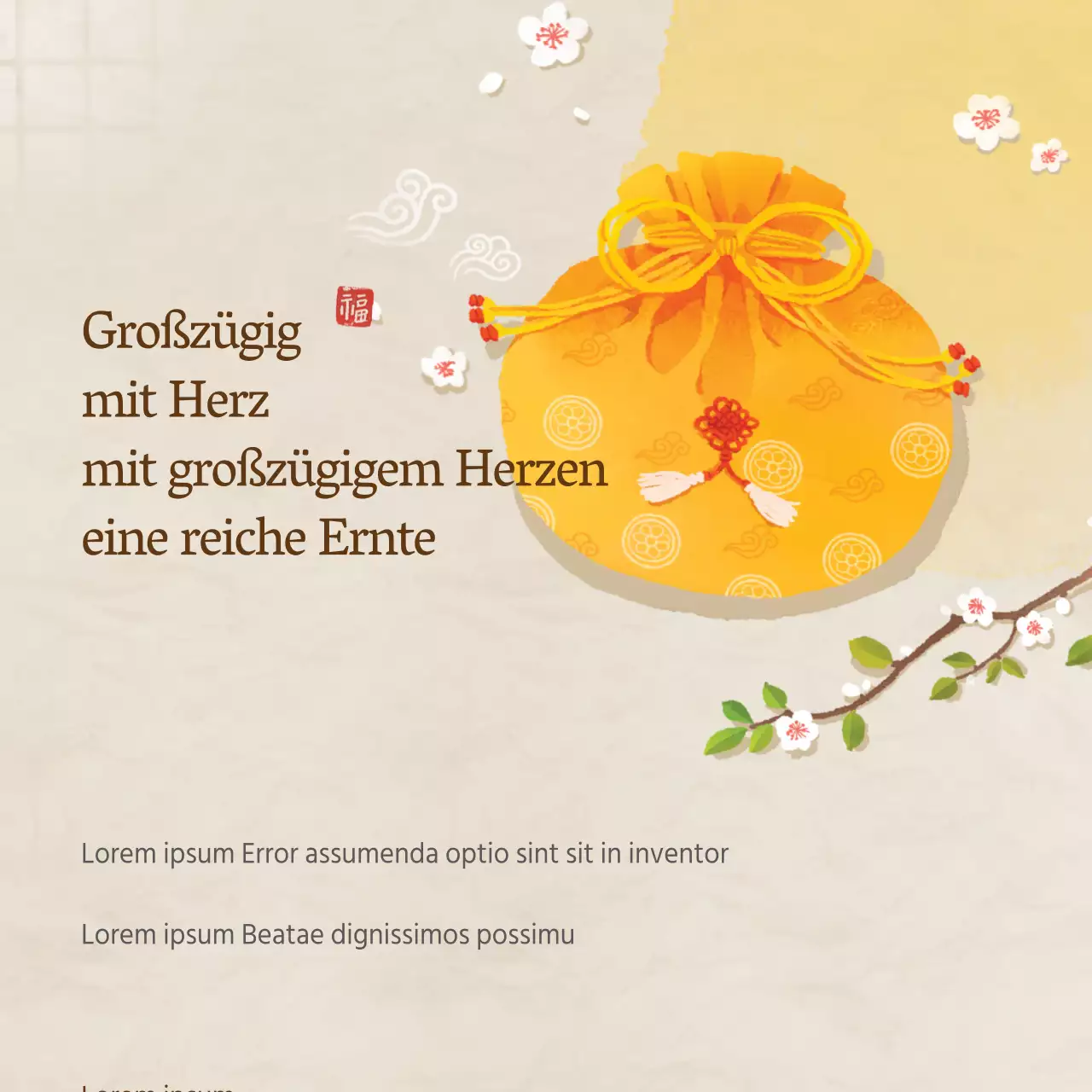 Ein großzügiges Herz