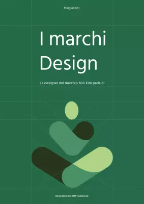 Griglia verde semplice per il branding