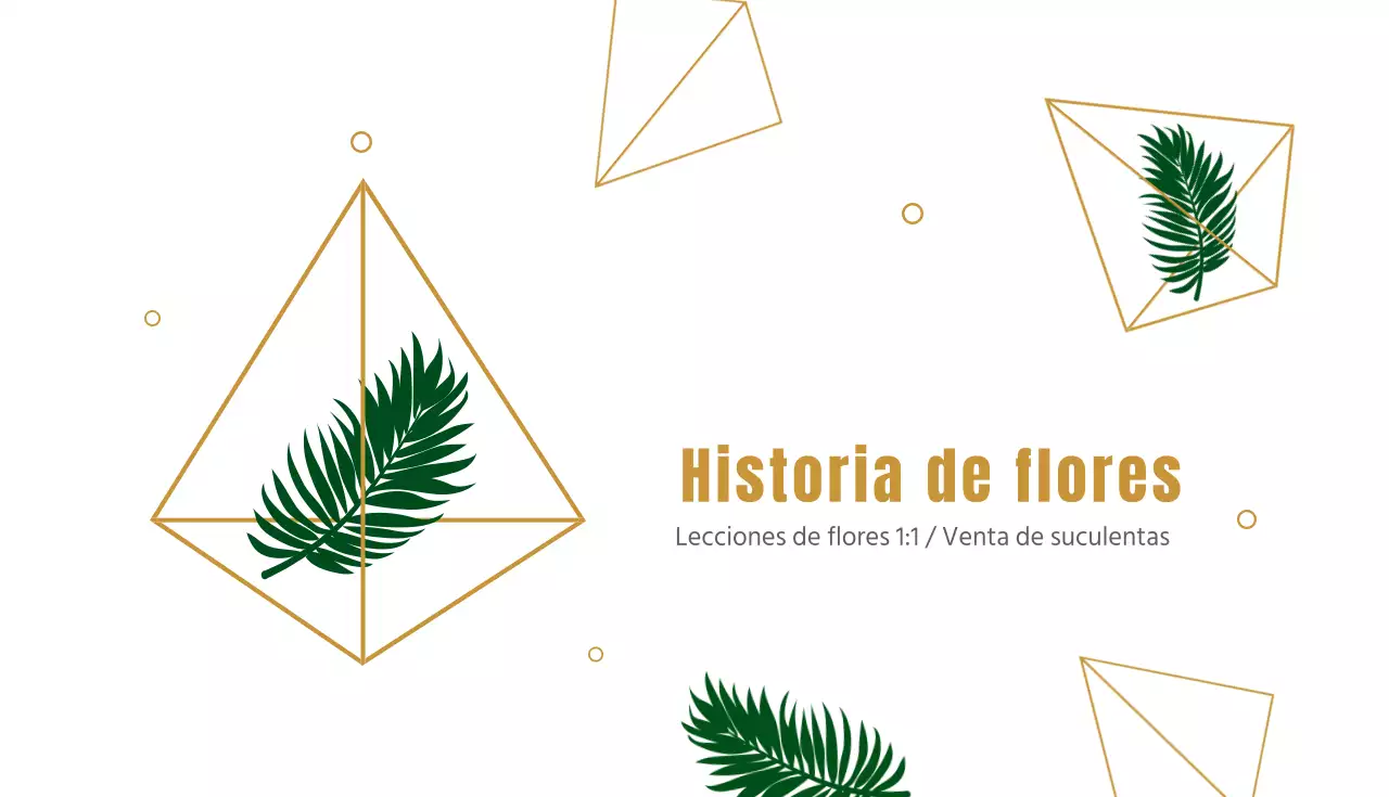 Historia de las flores
