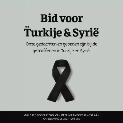 Syrisch gedenkteken in grijs en zwart in Turkije