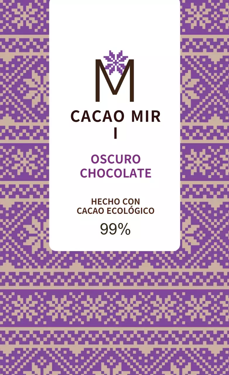 Etiqueta difusora con motivo de copo de nieve morado