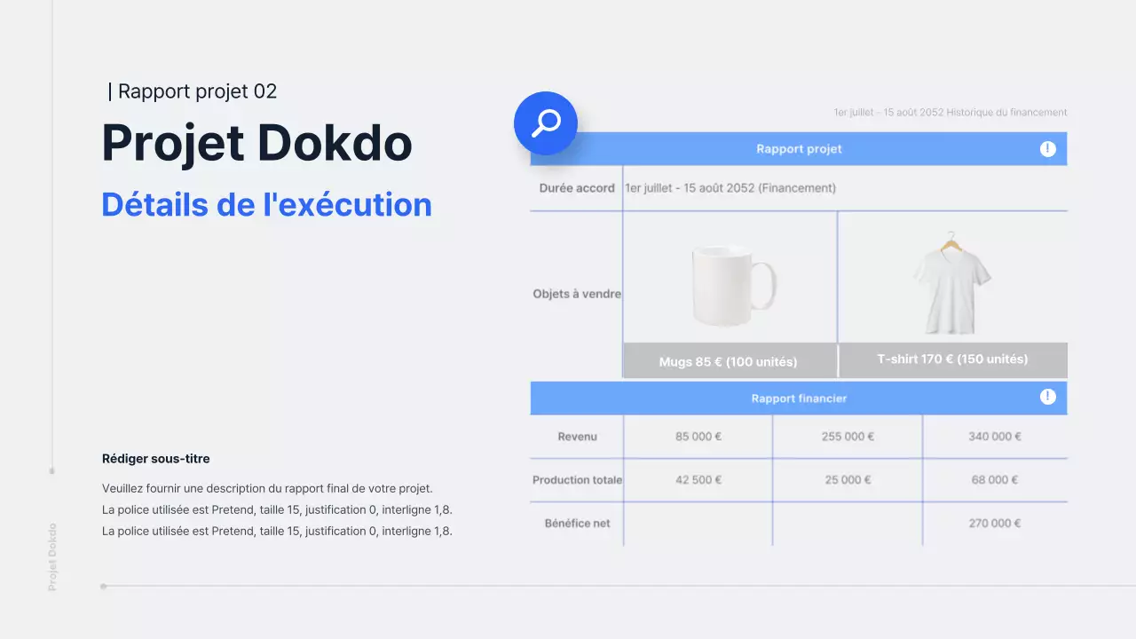 Présentation du projet de défense bleue et grise de Dokdo