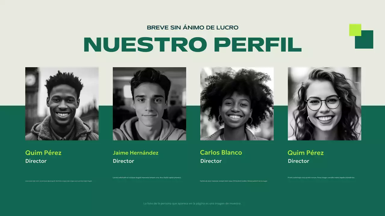 anuncio de green modern sin ánimo de lucro