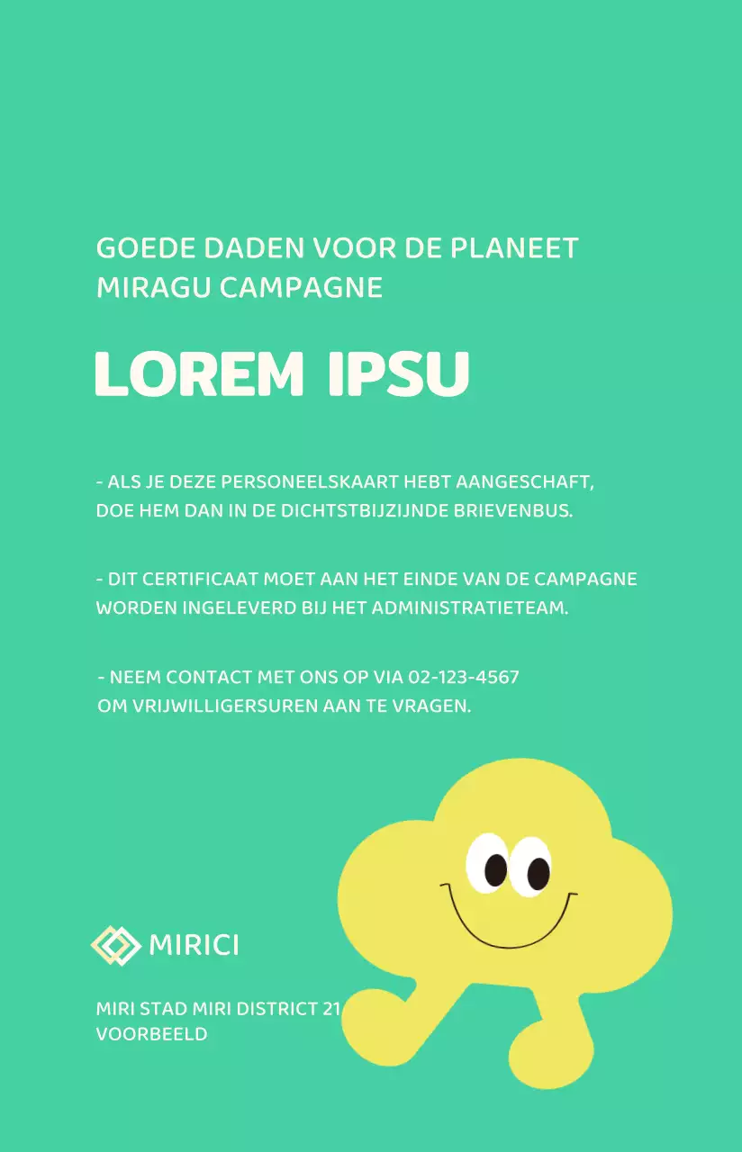 Een kleurrijk en schattig campagneprofiel in de stijl van karakterillustraties