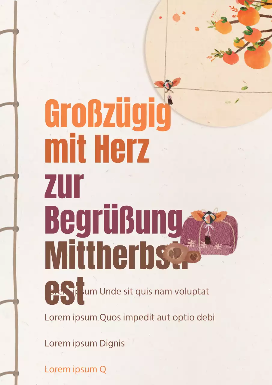 Neujahrsgrüße mit einem blauen und roten Papierkunstkonzept