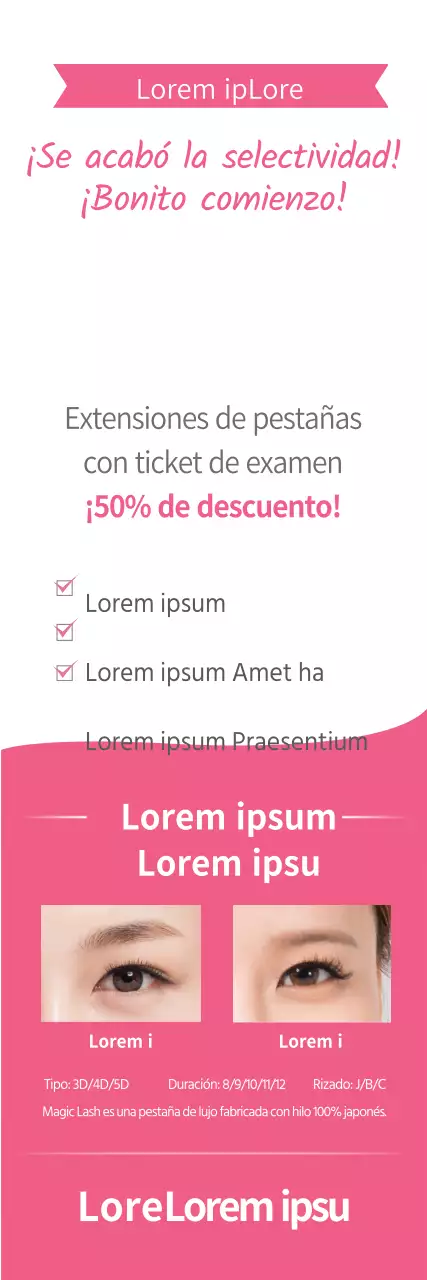 Eventos de extensión de pestañas