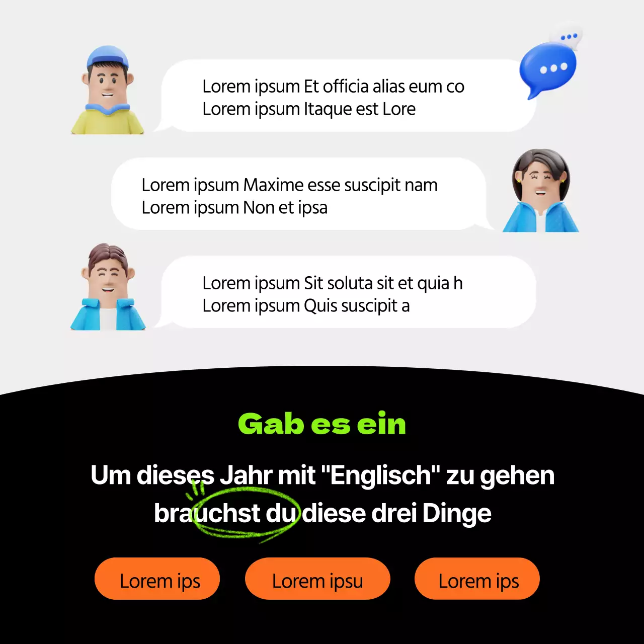 Eine einfache Herausforderung mit einem schwarzen 3D-Thema (CardNews)