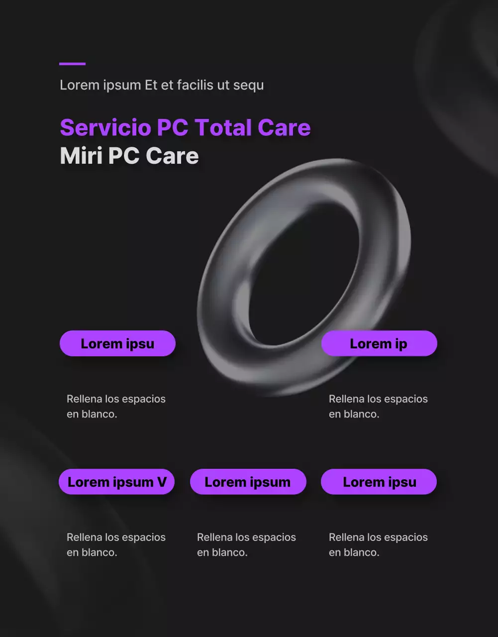 Promocione los servicios de reparación electrónica con puntos morados (más)