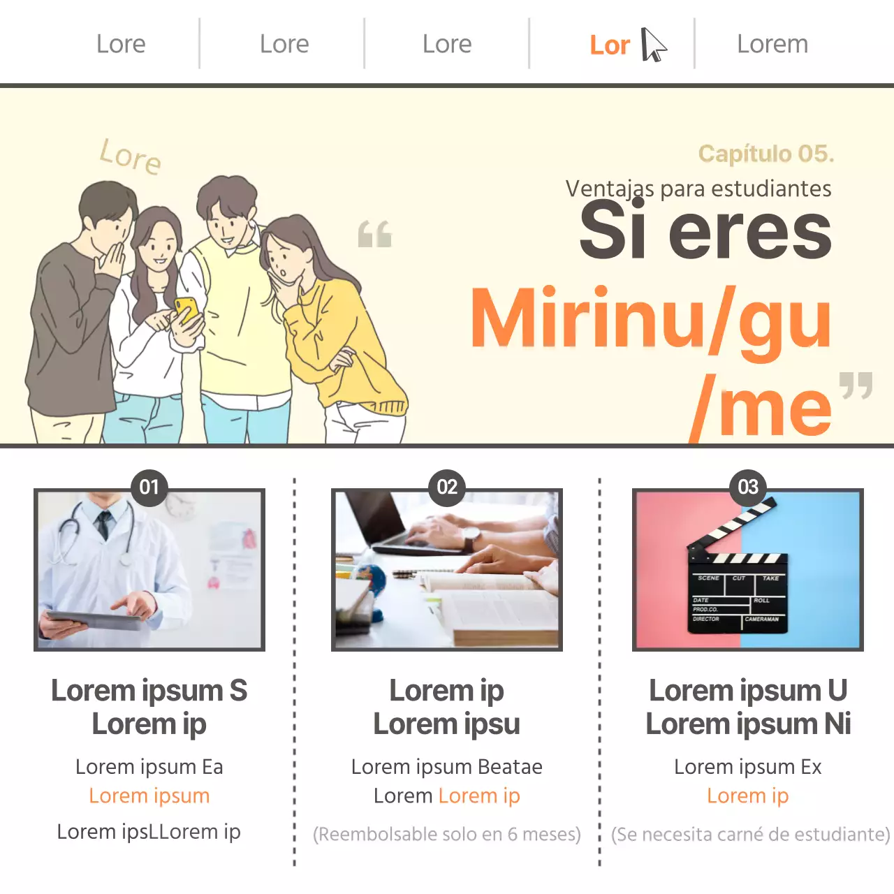 Tarjeta amarilla de consejos escolaresDiseño de noticias