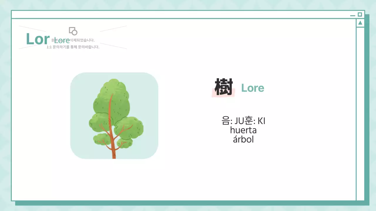 Una sencilla lección de japonés con menta y naranja