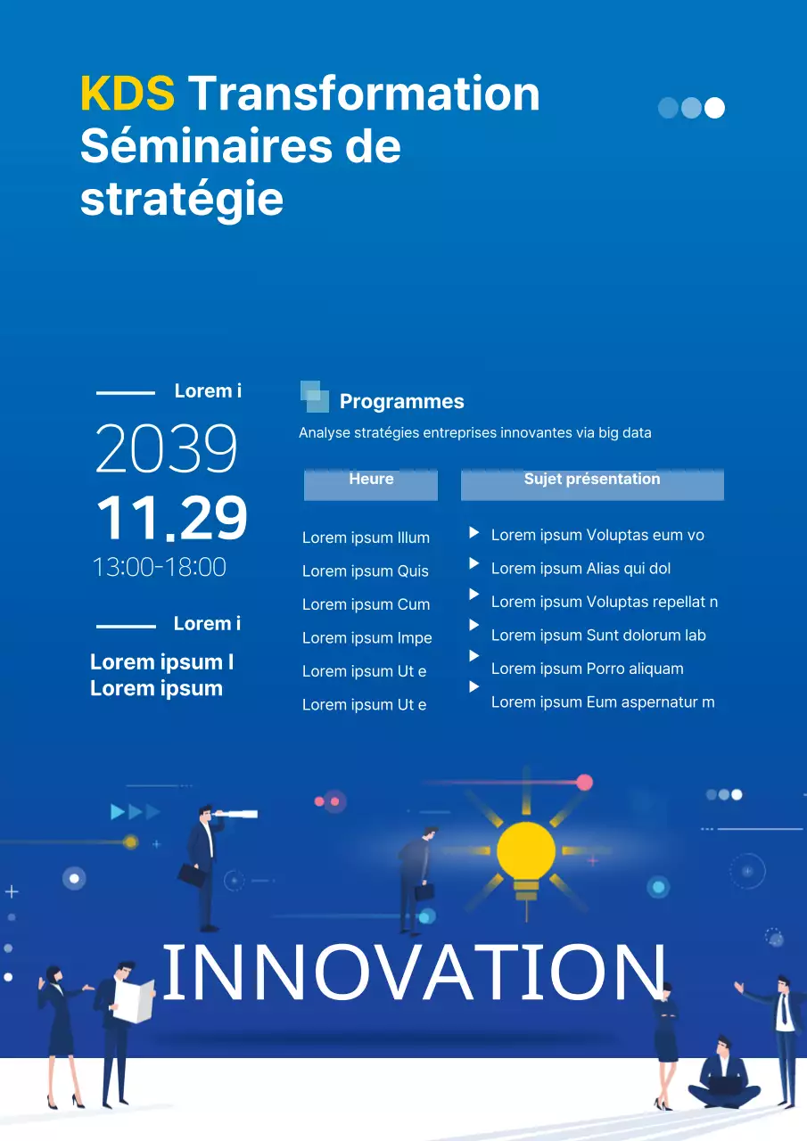 Promouvoir d'autres échanges industriels avec des illustrations de travailleurs de bureau bleus