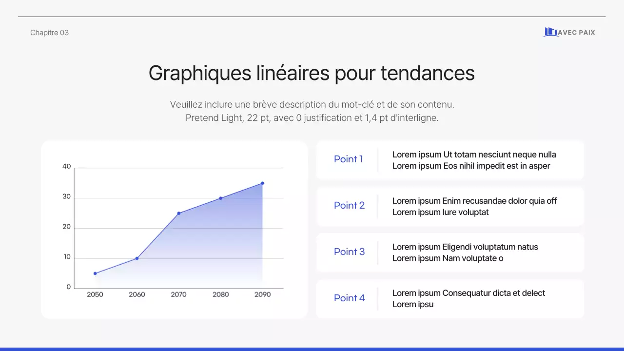 Proposition d'entreprise simple et épurée en bleu-gris