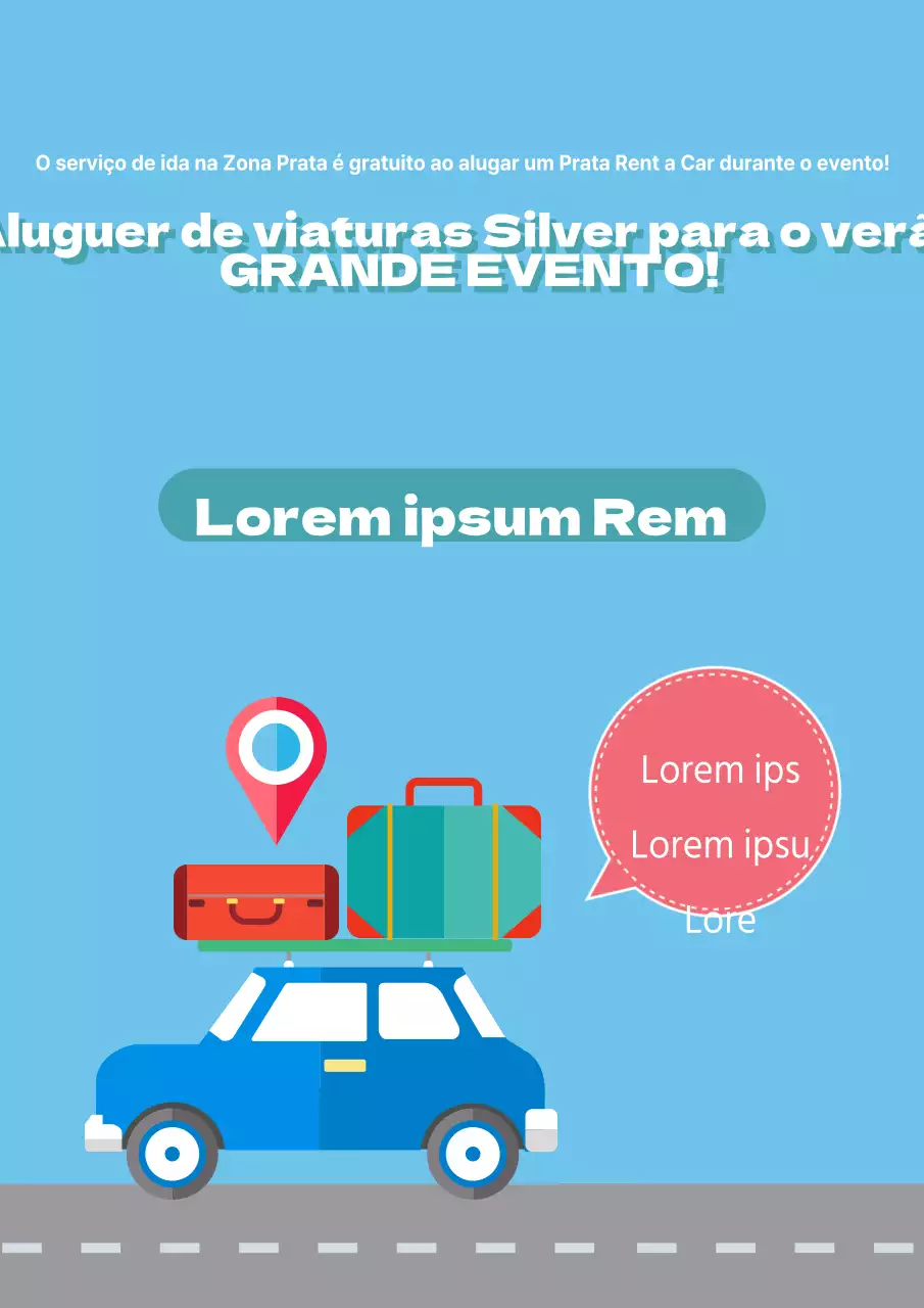 Eventos de aluguer de automóveis