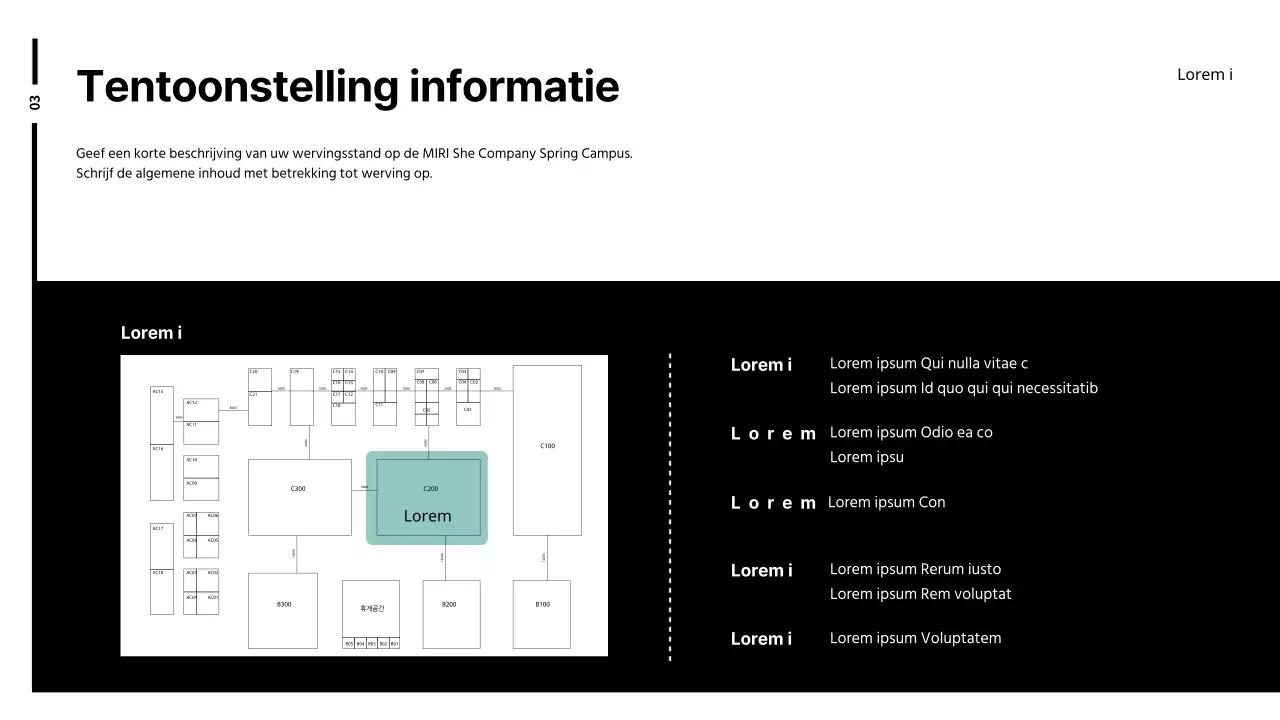 Rapport over standplanning in zwart-wit