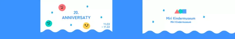 Feiern Sie blau, bunt und hell