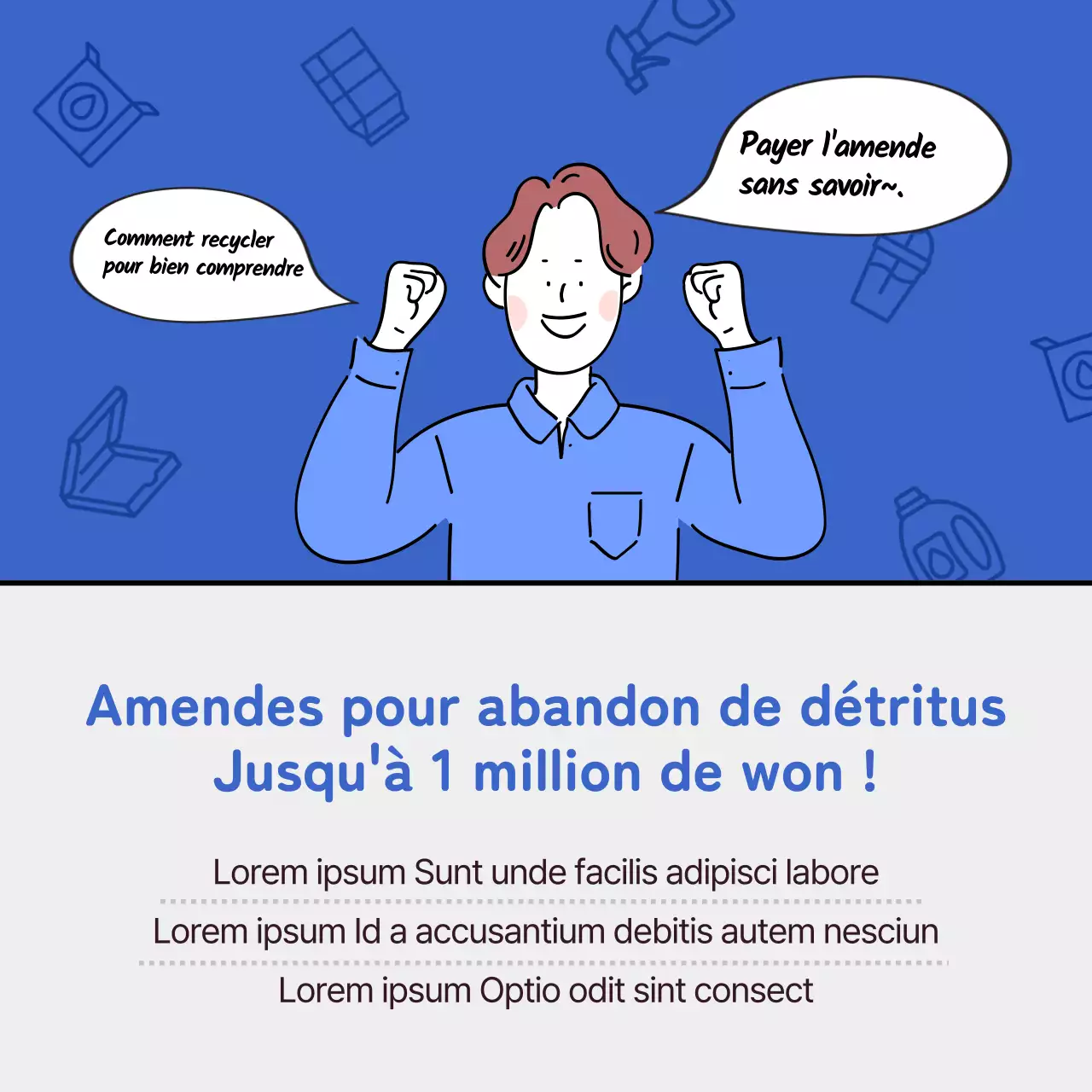 Un guide simple pour recycler en bleu