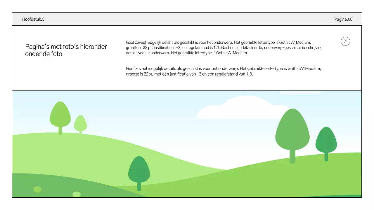 Eenvoudige zakelijke rapporten in oranje