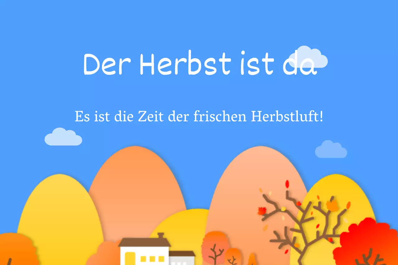 Der Herbst ist da
