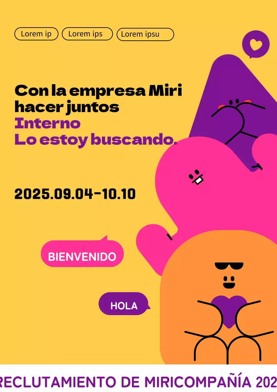 Prácticas de verano amarillas y moradas diferentes