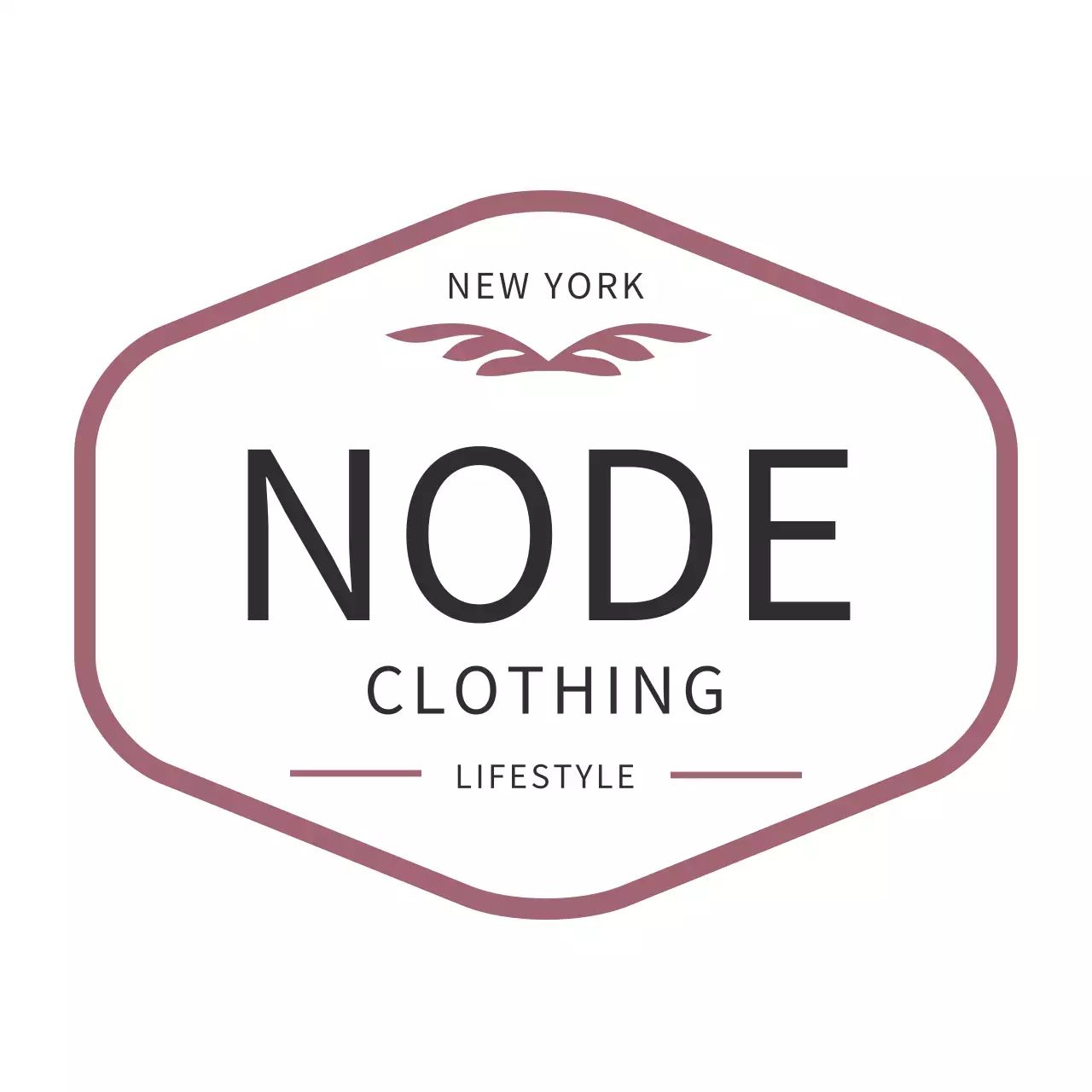 白黒 モダン ファッション ロゴ