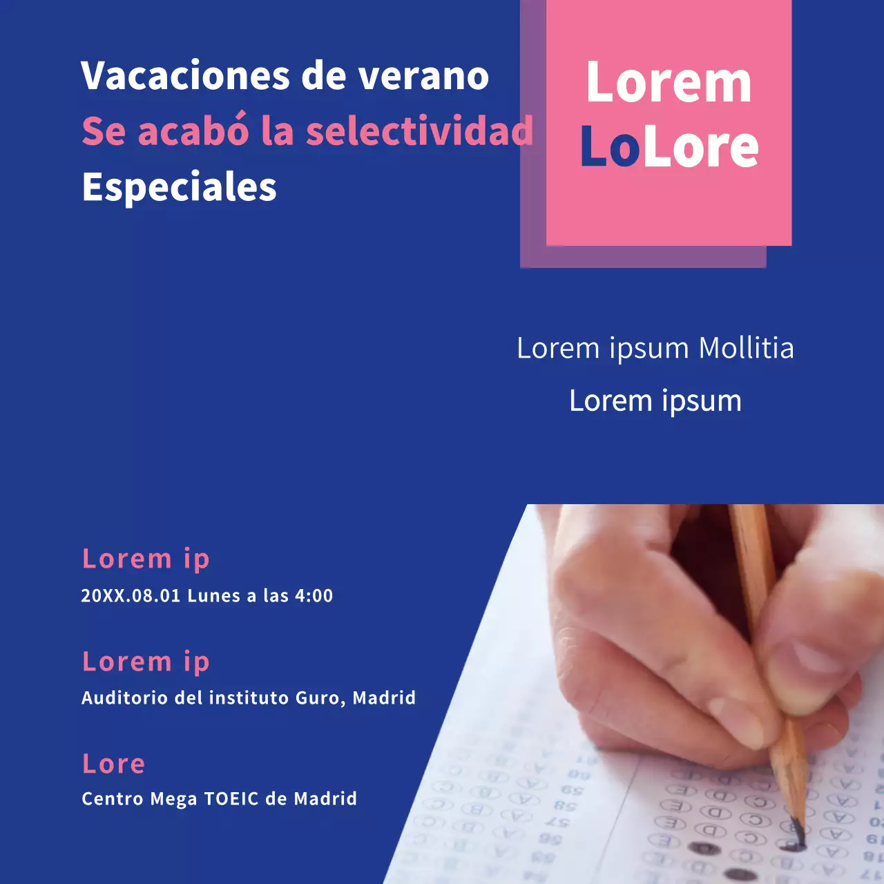Ofertas SAT en vacaciones escolares