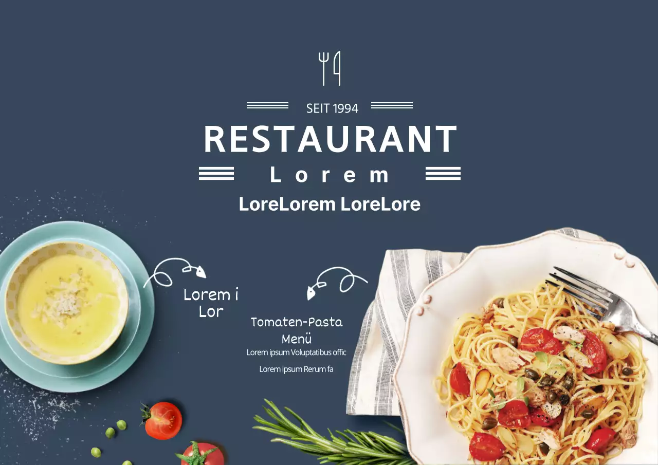 Italienischer Chefkoch Pasta