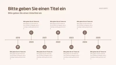 Zeitdiagramm mit braunem einfachen Konzept