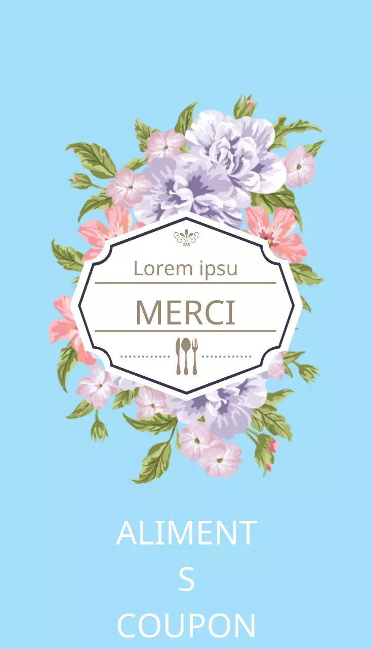 COUPON ALIMENTAIRE
