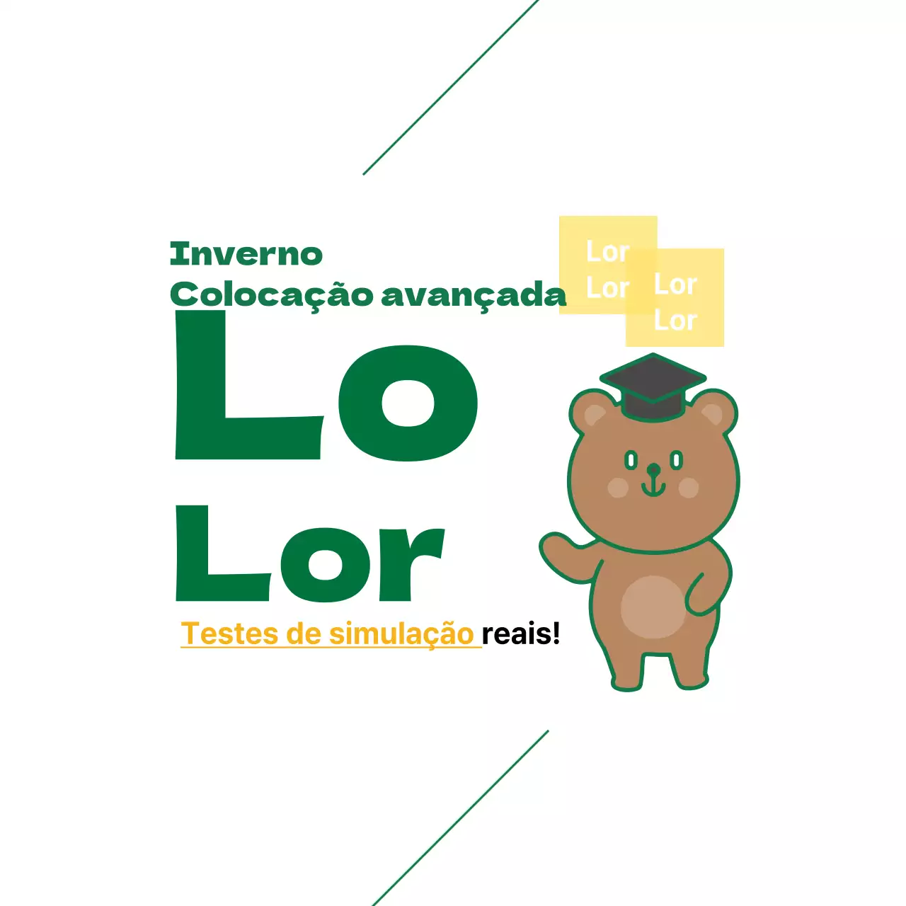 Colocação avançada de inverno