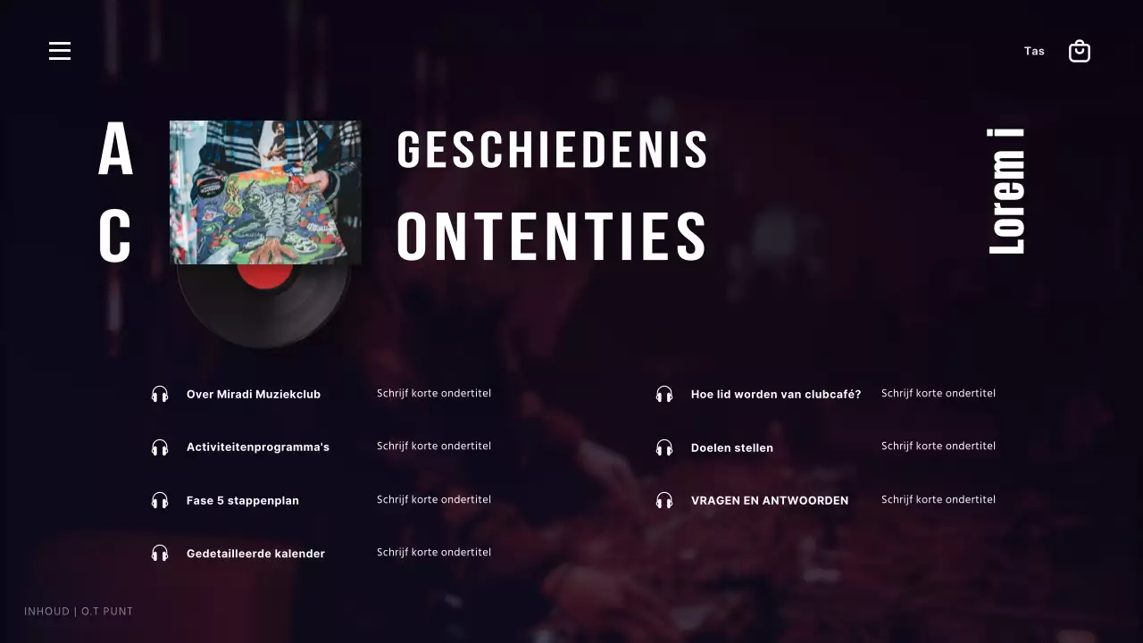 Uitleg over zwarte en rode popmuziekcirkels