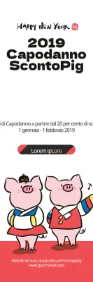 Maiale a sconto per il nuovo anno