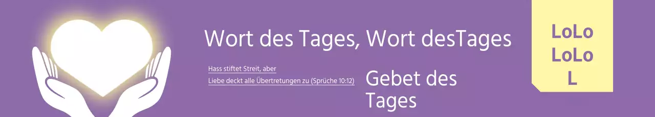 Gebet des Tages
