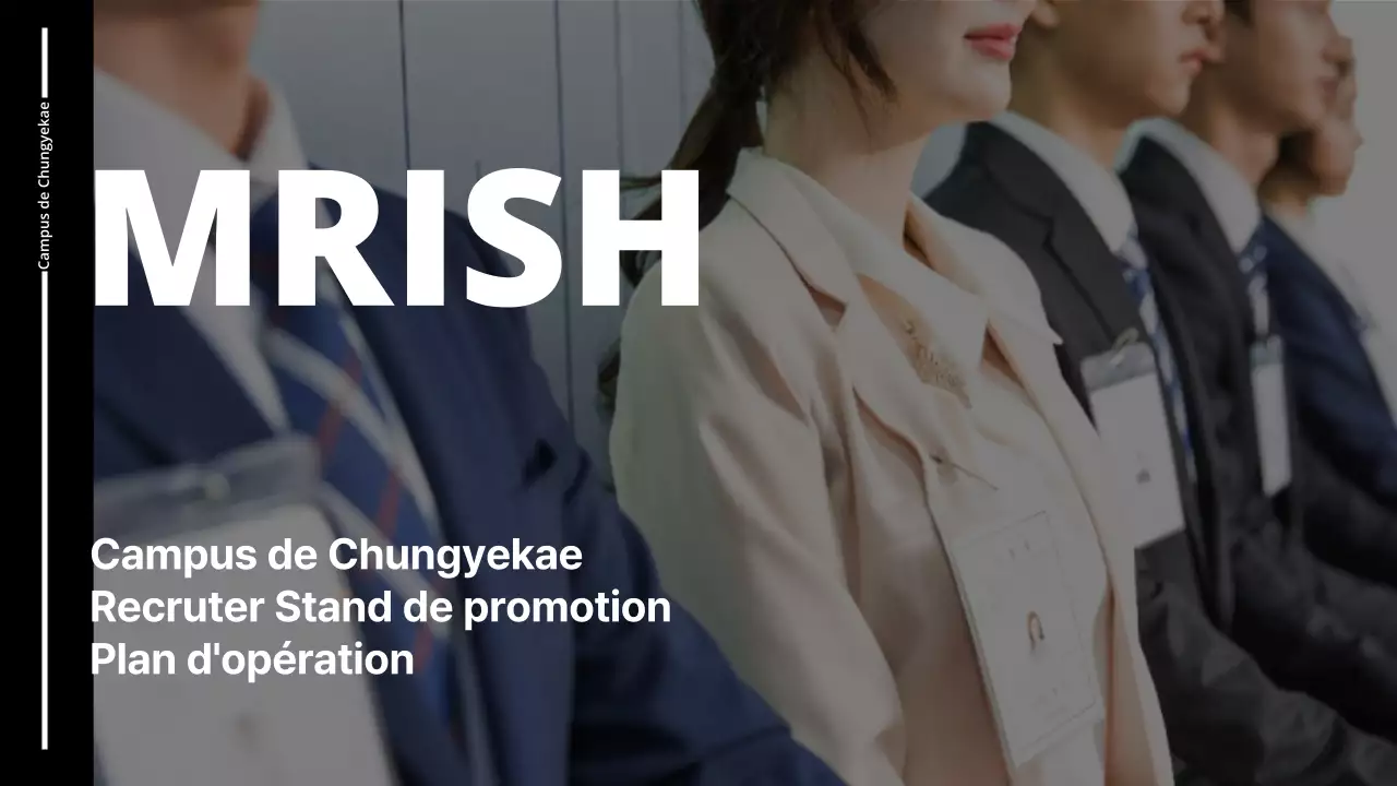 Rapport de planification d'un stand d'exposition en noir et blanc