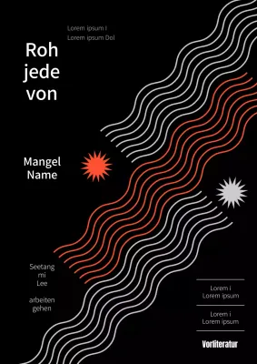 Schwarzer und weißer, scharfsinniger technischer Umschlag