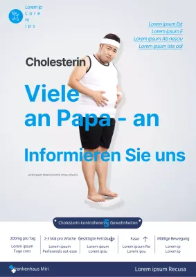 Förderung der grau-blauen Krankenhauskampagne