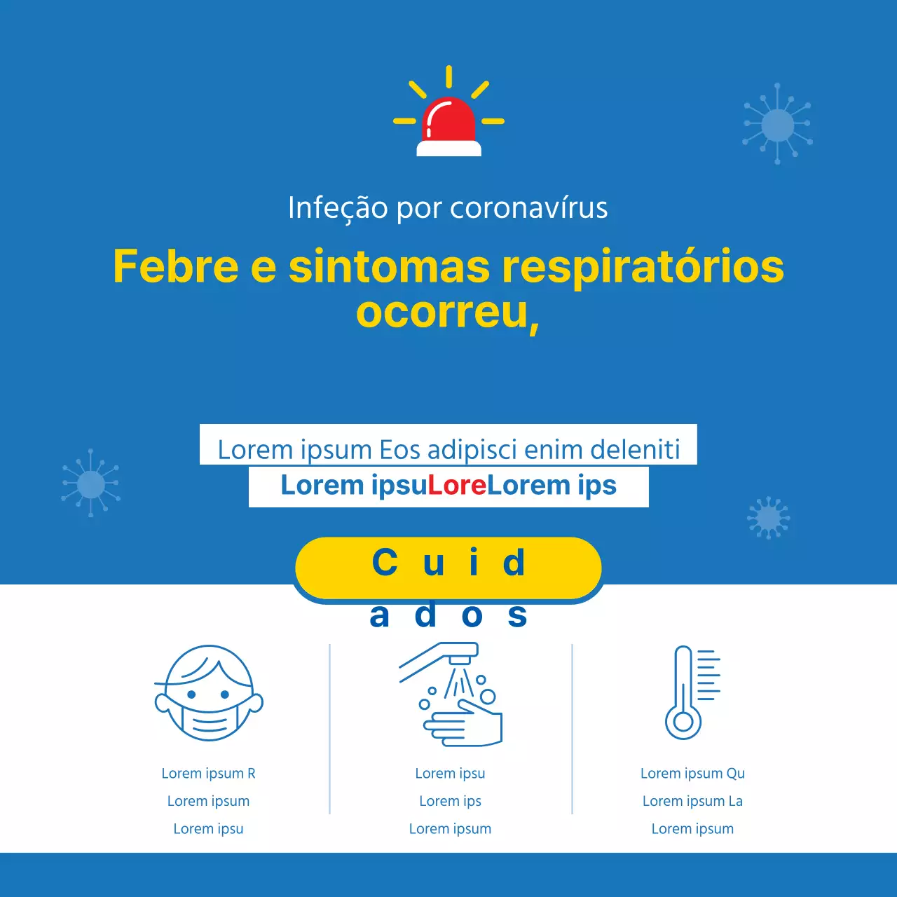 Infeção pelo novo coronavírus