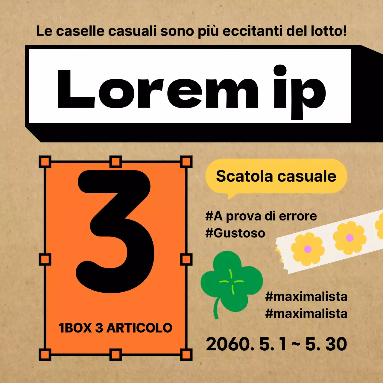 Evento di cartoleria artigianale e colorata