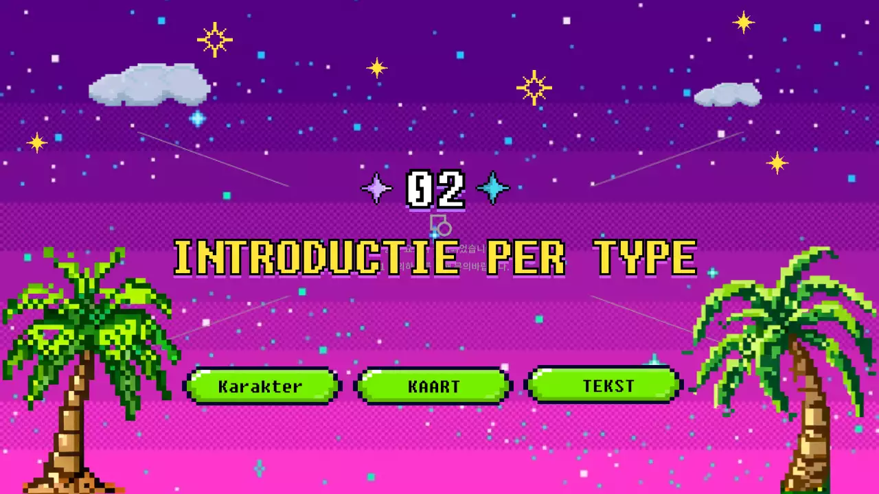 Cybernetische spellen in paars en roze promoten